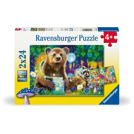 Ravensburger - Puzzle prietenii dragalasi ai padurii 2x24 piese Ravensburger - 1